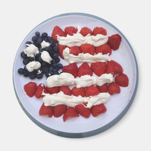American Flag Dessert Magnet (Vorne)