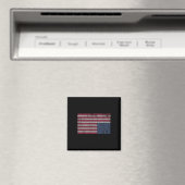 American Flag Distress Upside Down United States U Magnet (In Situ (Geschirrspüler))