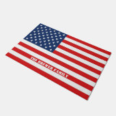 American Flag Doormat Fußmatte (Schrägansicht)