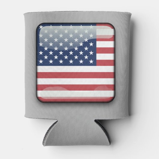 American Flag Drink Cooler, 4 Juli Dosenkühler (Vorderseite)