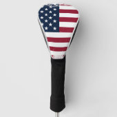 American Flag Driver Golf Head Cover Golf Headcover (Vorderseite)