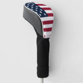 American Flag Driver Golf Head Cover Headcover (angewinkelt)