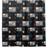 American Flag Duschvorhang (Vorderseite)