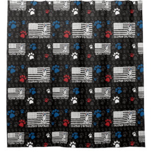 American Flag Duschvorhang