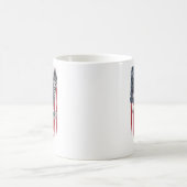 American Flag & Eagle Gift - Patriotischer Vater Kaffeetasse (Mittel)