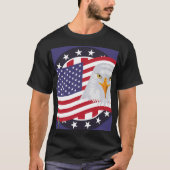 American Flag Eagle Graphic T-Shirt (Vorderseite)
