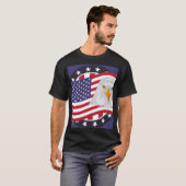 American Flag Eagle Graphic T-Shirt (Vorne ganz)