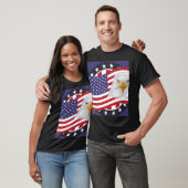 American Flag Eagle Graphic T-Shirt (Unisex)