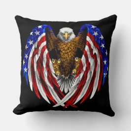 American Flag Eagle Kissen