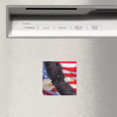 American Flag & Eagle Magnet (In Situ (Geschirrspüler))