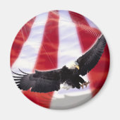 American Flag & Eagle Magnet (Vorne)