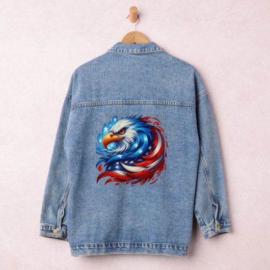 American Flag Eagle Royal Luxury Jeansjacke (Hangar)