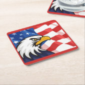 American Flag/Eagle Untersetzer Set (angewinkelt)