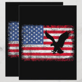 American Flag Eagle USA (Vorne/Hinten)