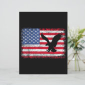 American Flag Eagle USA (Stehend Vorderseite)