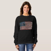 American Flag Eagle USA Sweatshirt (Vorne ganz)