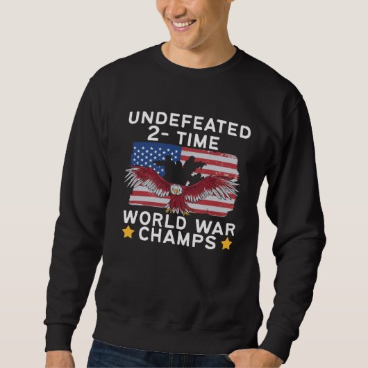 American Flag Eagle World Champs Sweatshirt (Vorderseite)