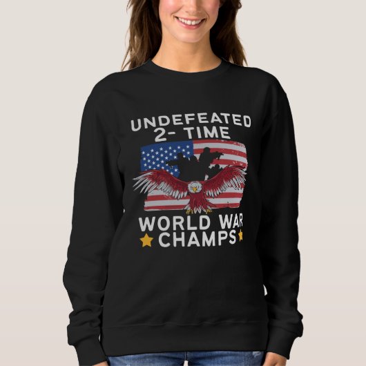 American Flag Eagle World Champs Sweatshirt (Vorderseite)