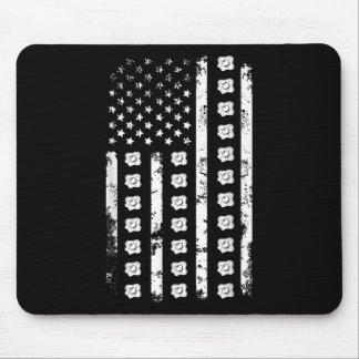 American Flag Egg Food Usa Patriotism Patriot Love Mousepad
