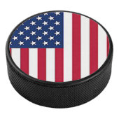 American flag eishockey puck (3/4)