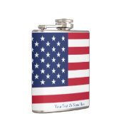 American Flag Elegance: Ehrung der USA Nation Flachmann (Rechts)