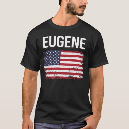 American Flag Eugene T-Shirt (Vorderseite)
