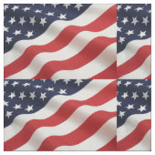 American Flag Fabric Stoff (Nahaufnahme)