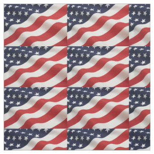 American Flag Fabric Stoff