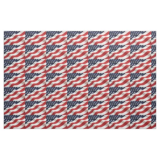 American Flag Fabric Stoff (Fat Quarter (45,7 x 55,9 cm))