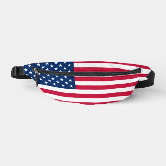 American Flag Fanny Pack USA Bauchtasche (Vorderseite)
