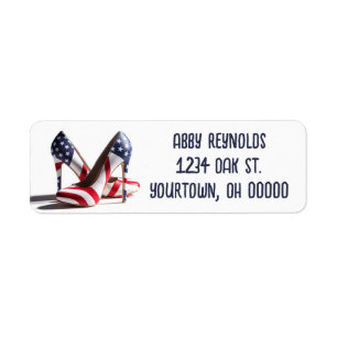 American Flag Fashion Pumps