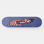 American Flag Fast Flow Skateboard (Horizontal)