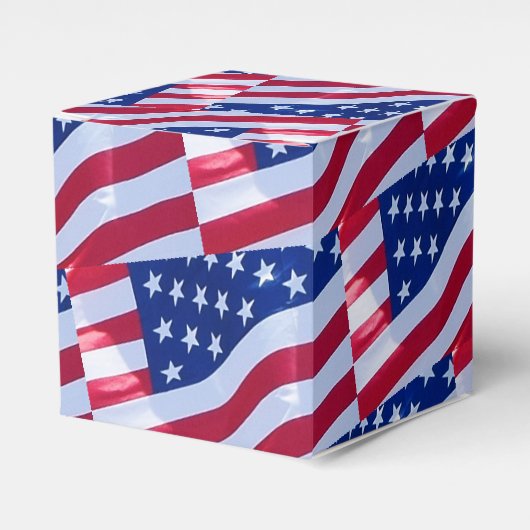 American Flag Favor Box Geschenkschachtel (Vorderseite)