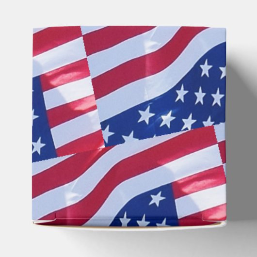 American Flag Favor Box Geschenkschachtel (Oben)