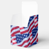 American Flag Favor Box Geschenkschachtel (Geöffnet)