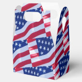 American Flag Favor Box Geschenkschachtel (Geöffnet)