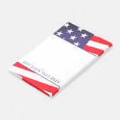 American Flag - Feiern Sie die USA - 4. Juli Custo Post-it Klebezettel (angewinkelt)