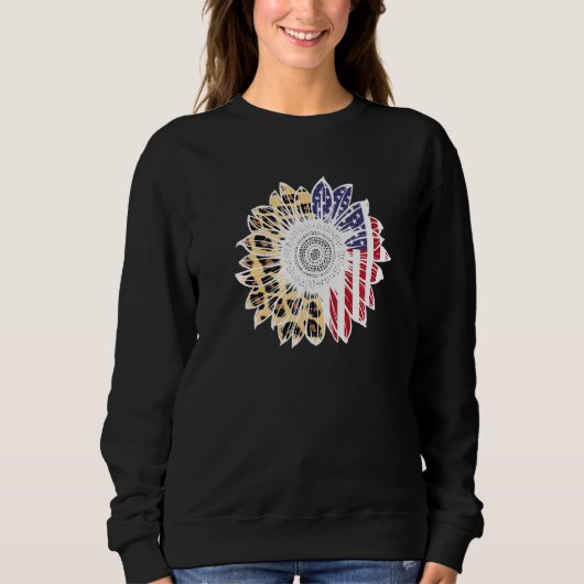 American Flag Firework Director Sweatshirt (Vorderseite)