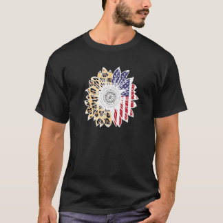 American Flag Firework Director T-Shirt