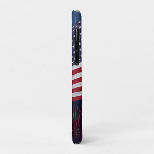 American Flag & Fireworks Case-Mate iPhone Hülle (Hinten/Links)
