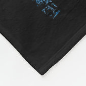 American Flag Fisherman Funny B Fishin Fleecedecke (Ecke)