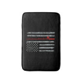 American Flag Fishing Badematte (Vorderseite Vertikal)