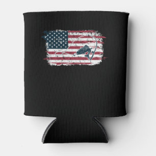 American Flag Fishing Dosenkühler