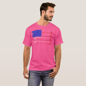 American Flag Fishing Runny T-Shirt (Vorne ganz)