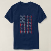 American Flag Fishing T-Shirt, Bass Pro Fish 4th O T-Shirt (Design vorne)