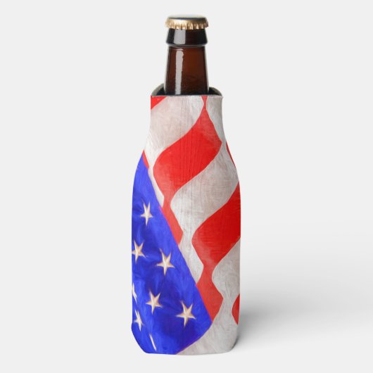 American Flag Flasche Cooler Flaschenkühler (Flaschenvorderseite)