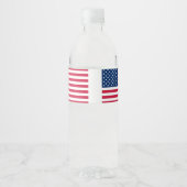 American Flag Flasche Labels Wasserflaschenetikett (Vorderseite)