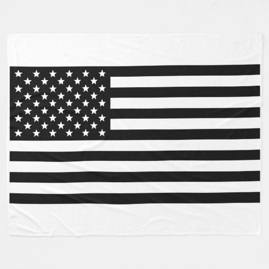 American Flag Fleece Blanket (Vorderseite (Horizontal))