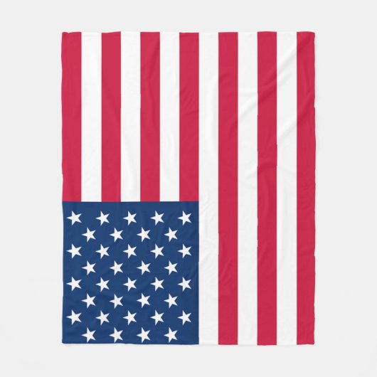 American Flag Fleece Blanket USA (Vorderseite)