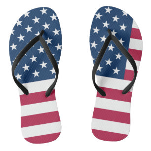 American Flag Flip Flops Badesandalen